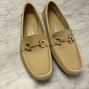 Salvatore Ferragamo Gancini Leather Loafers